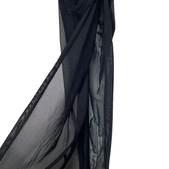 Nookie NWT Black Nude Mesh Strapless Eden Gown - XS - Picture 8 of 12